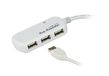 ATEN UE2120H - USB 2.0 Hub - 4 poorten - Wit