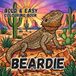 BEARDED DRAGON COLOURING BOOK: Bold and Easy for Kids and Adults: 50 Simple Cute Designs for reptile Lovers, Seniors, anxiety and Stress Relief