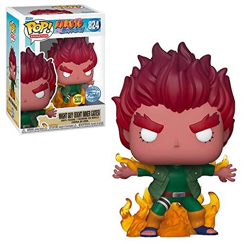 Funko Pop! Animation: Naruto Shippuden - Might Guy (Eight Inner Gates) (Glows in the Dark) (Special Edition) #824 Vinyl Figure