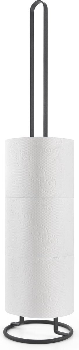 Metaltex 40113000 Origin Lava toiletpapierhouder, Ø 13 x 58 cm