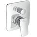 Ideal Standard Ceraplan eengreepsmengkraan voor badkuip/douche, alleen buitendelen - zonder douche-accessoires - kleur chroom