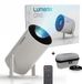 Lumenix ONE Mini Projecteur - Support Smart TV et 4K - Netflix - Android 14.0 - Projecteur - WiFi 6 et Bluetooth 5.0 - Blanc