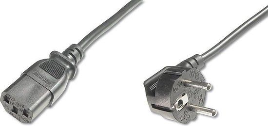 DIGITUS ASSMANN Electronic AK-440109-050-S electriciteitssnoer Zwart 5 m C13 stekker