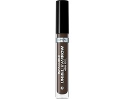 L'Oréal Make-Up Designer Unbelieva Brow - 108 Dark Brunette - Bruin - Langhoudende Waterproof Wenkbrauwgel - 3.4 ml