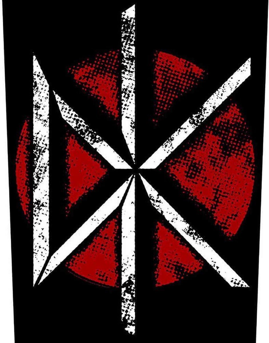 Rocks-Off Dead Kennedys Rugpatch Vintage DK Logo Multicolours