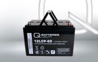 Q-Batteries 12LCP-60 LCP 12V 63Ah AGM