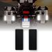 Quattroerre 5761 Reflex-stickers, zwart, 2 stuks