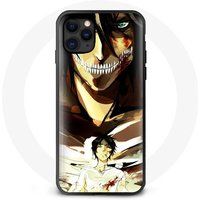 Maniacase Tasje voor iPhone 13 Pro Max Eren Yeager Attack on Titan Anime