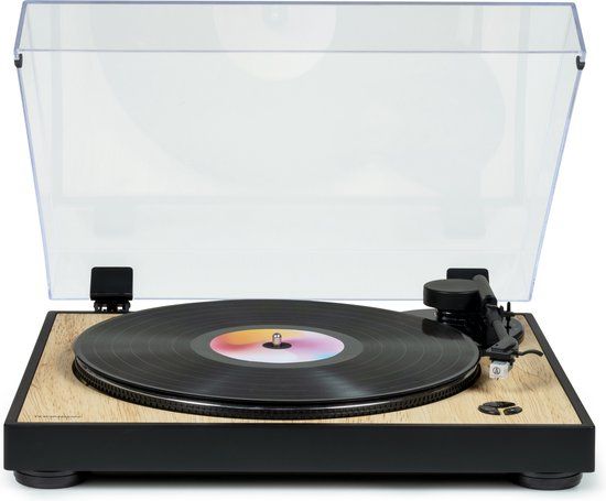 Thomson TT300 Draaitafel met riemaandrijving Zwart, Geel
