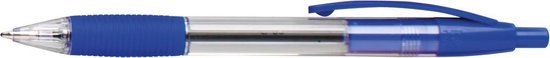 Ikon K5 Retract Balpen - Blauw - Pak van 10