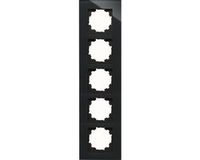 Kopp HK07 afdekraam glas 5-voudig zwart