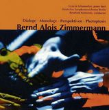 Outhere Col Legno: Deutsches Symphonie-Orchester Berlin, Bernhard Kontarsky - Zimmermann: Dialoge-Monologe-Perspektiven-Photoptosis (CD)