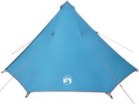 vidaXL Tipitent voor gezin 8-persoons waterdicht blauw