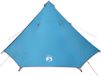 vidaXL Tipitent voor gezin 8-persoons waterdicht blauw