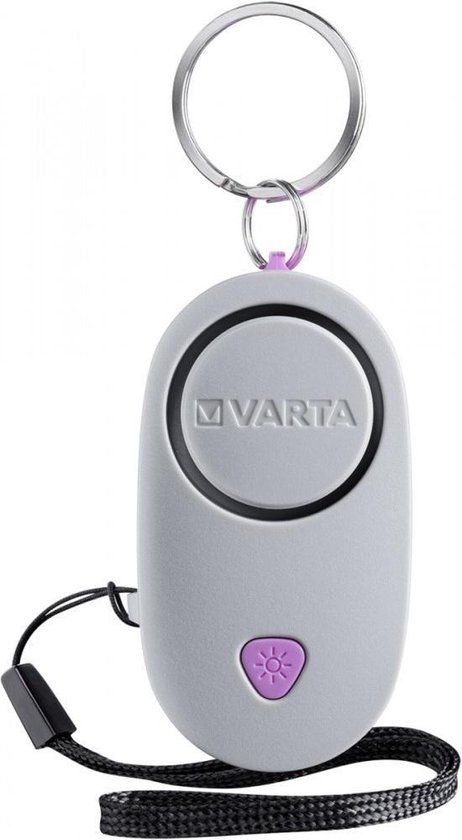 Varta Safety Keychain Light - Black - Includes Batteries