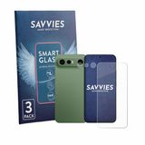Savvies 3 Stuks Screenprotector - Geschikt voor Vivo X300 FE (Voor+Camera) - Beschermfolie Glas Transparant