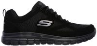 Skechers Heren Sneakers Zwart Maat 43 - Lente/Zomer 2024