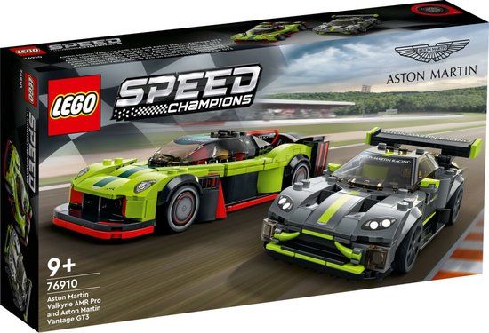 LEGO Speed Champions Aston Martin Valkyrie AMR Pro & Aston Martin Vantage GT3 - 76910