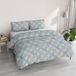 Italian Bed Linen Athena Dekbedovertrekset met dekbedovertrek en kussenslopen, bedrukt, EVA, blauw, tweepersoonsbed