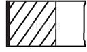 MAHLE Kolbenringsatz 01163N0