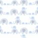 A.S. Création Little Love Behang - Blauw Grijs Wit - Dierenprint - Vliesbehang