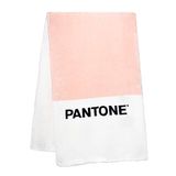 Pantone™ Sherpa sprei voor bank en bed, dubbellaags, zacht, warm, wasbaar, ook als bankovertrek en fleecedeken voor eenpersoonsbed, 130 x 160 cm, evening zand