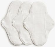 Imsevimse Inlegkruisjes van biologisch jersey katoen - Wit