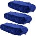 Folat Feest/verjaardag versiering - 3x - crepe slingers - blauw - 24 meter - papier