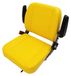 Siège universel pour tracteur XS-TLFH - Siège pour tondeuse à gazon - Micro-interrupteur - Ceinture de sécurité automatique - Accoudoirs réglables - Capacité de charge 100 kg - Jaune