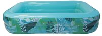 Swim Essentials Opblaasbaar zwembad Tropical - Groen - PVC - 2022