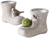 Boltze Home Bloempot Laars Terracotta