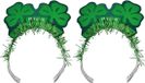 Merkloos 2x St. Patricks Day Diadeem/Haarband voor Volwassenen - Groen