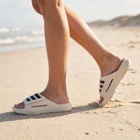 Adidas Lightblaze Slippers beige Synthetisch
