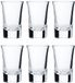 Cosy&Trendy 6x Shotglazen/borrelglaasjes - 35 ml - Glas