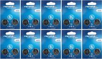 Renata Knoopcel batterijen CR2430 Lithium 3V 20 stuks