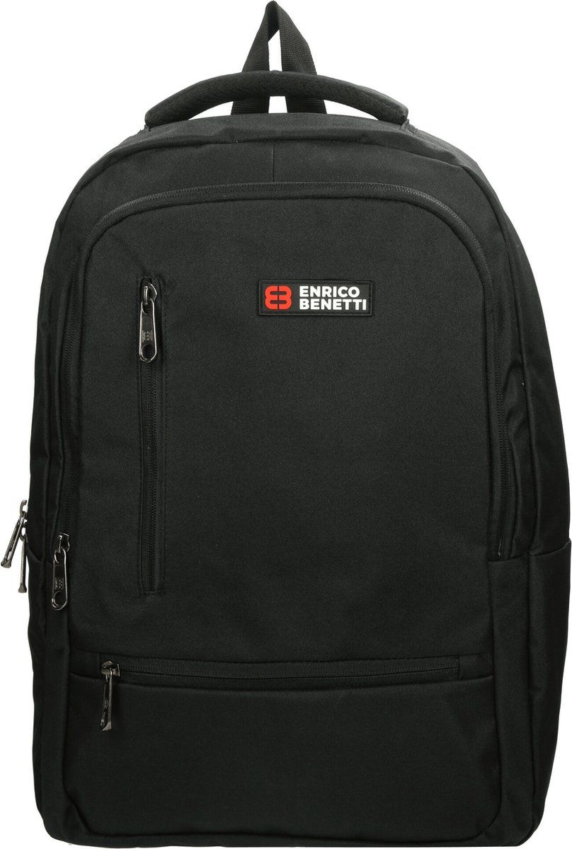 Enrico Benetti Hamburg 62124 Laptoprugzak 15 inch - Zwart - Polyester