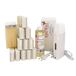 EpilWax Royal Ontharingsset, Professionele waxverwarmer, 12 Roll-On Wax 100 ml Wit, 100 ontharingsstrips, 250 ml After Wax Oil