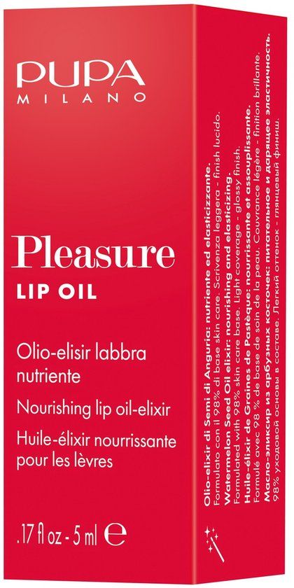 Pupa Pleasure Lip Oil - 001 - 5ml