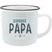 GRUSS & CO XL-mok motief "Papa" | lievelingsbeker van porselein, mok met spreuk, 55 cl, met cadeaulint | cadeau voor papa, Vaderdag | 74171