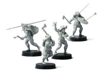 Brother Vinni Berserkers (ulfhednars), 28 mm hars miniaturen