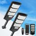 Lampe solaire lot de 2, 500W LED, détecteur de mouvement, IP66