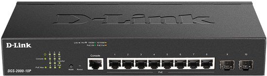 8-poorts D-Link DGS-2000-10P