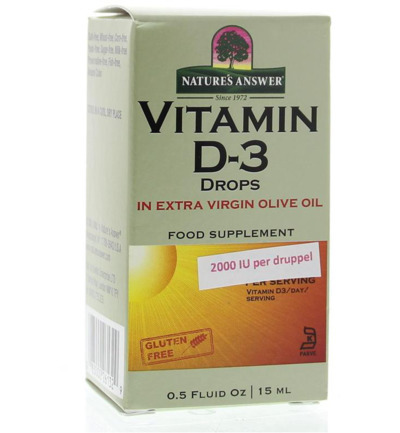 Natures Answer Vitamine D3 2000 IU 50 mcg 15ML