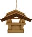 Dehner Natura voederhuis voor wilde vogels, ca. 27 x 27 x 25 cm, dennen/grenenhout, bruin