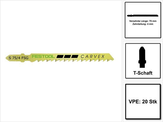 Festool Decoupeerzaagblad S 75/4 FSG VE=20