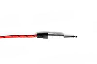GEWA Instrumentkabel Mono Pro Line 3m haakse stekker, zwart rood