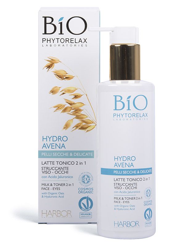 Phytorelax Laboratories Milk & Toner 2 In 1 Face - Eyes - 200ml