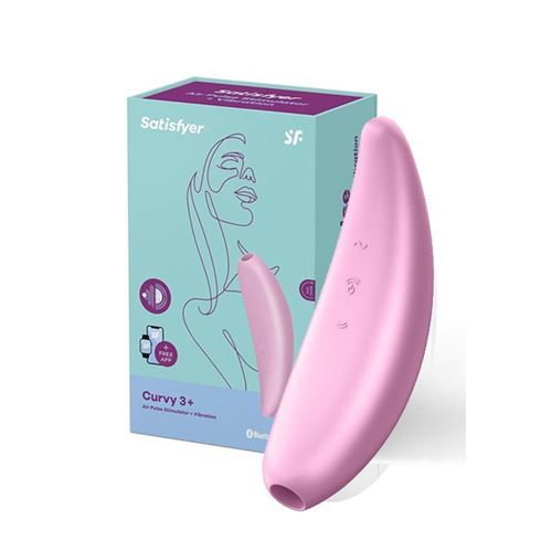 Satisfyer Curvy 3+ - Roze - Met App