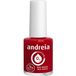Andreia Halal Nagellak, végétalien, brillant, perméable et respirant, conforme aux exigences Halal, haute qualité, couleur B17 rouge/rose, 10,5 ml