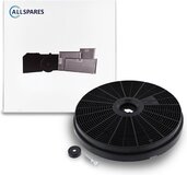 AllSpares Koolstoffilter voor afzuigkap - Ø200mm - Geschikt voor Whirlpool/Electrolux/Bosch/Siemens